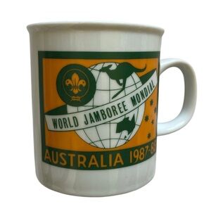 World Jamboree Mondial Mug - White and Green